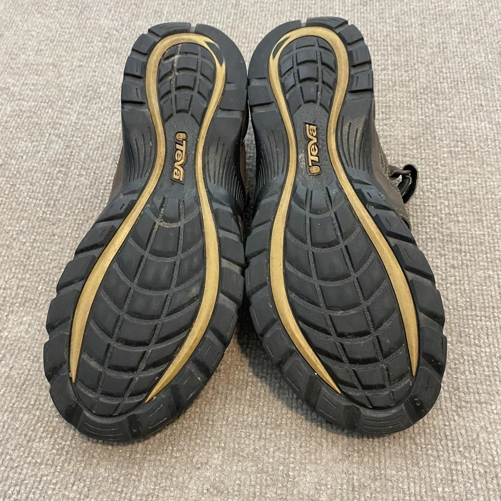 Teva Sandals Mens Size 12 Brown Closed Toe ShocPad Hiking Slip On 1001116
